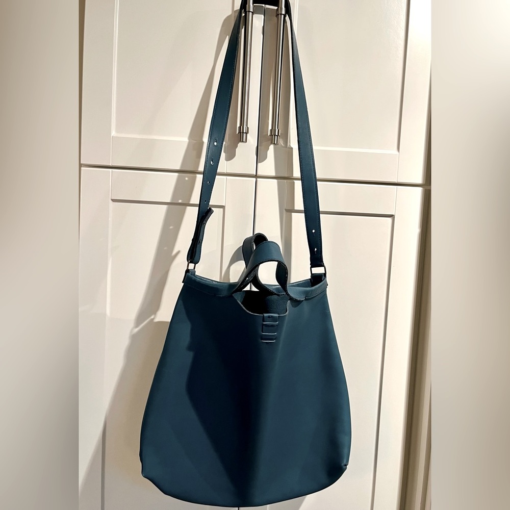 Beautiful Soft Blue Leather Crossbody